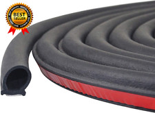 Universal Automotive Car Door Seal Strip D-Shape Self-Adhesive Weather Stripping