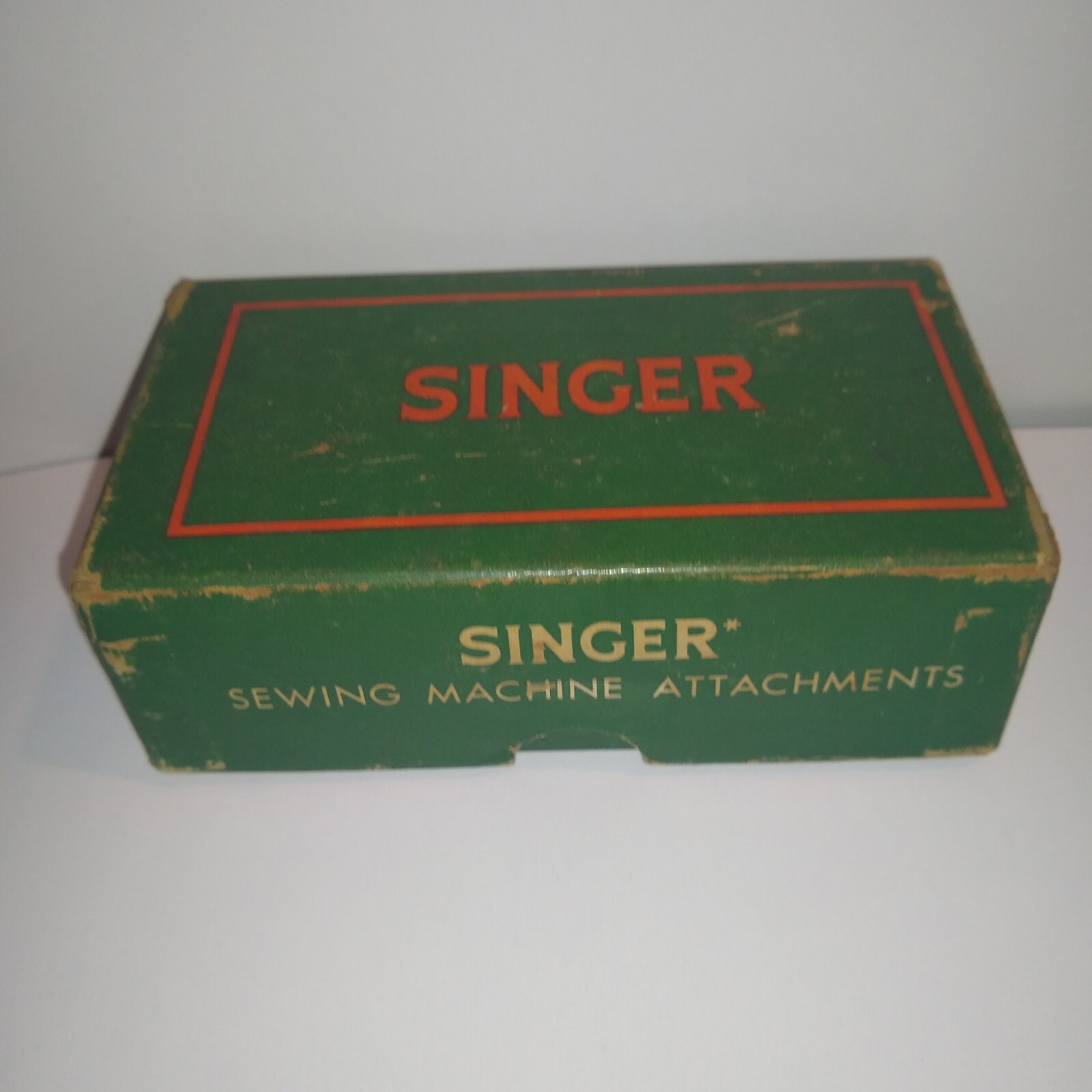 Antique Singer Sewing Machine Model 160809 Attachments, Manual And Box