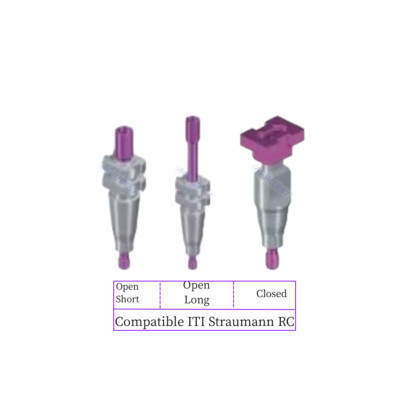 3Pcs Dental Level Closed Tray Open Trays Transfer Analog ITI Straumann RC