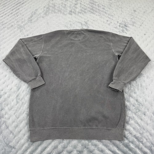Messiah University Sweater Mens Medium Gray Fleece Crewneck Pullover Sweatshirt - Picture 2 of 8