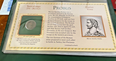 Ancient Roman Emperor Probus Years of reign: 276 - 282 A.D Capital: Rome 