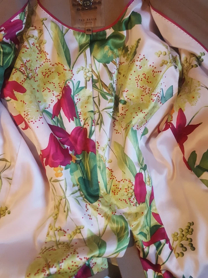  Ted Baker Camel Upala Blazer шерсти, кашемира смесь куртка 1uk 8 и брюки 2 uk 10 - Изображение 2 из 4