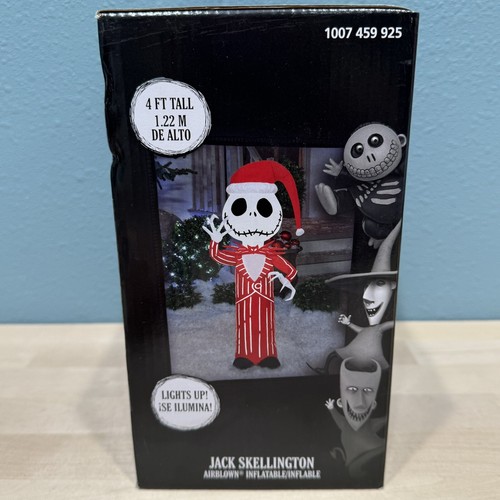 Disney Jack Skellington The Nightmare Before Christmas Gemmy Holiday Inflatable - Picture 3 of 9