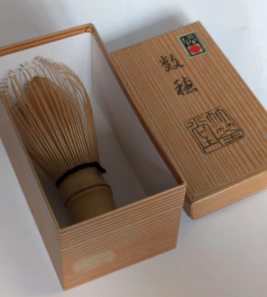 Juego Chabako Hida Lacado 7 Piezas Bambú Herramientas Ceremonia del Té Japonés Sin Usar Foto 4 de 4