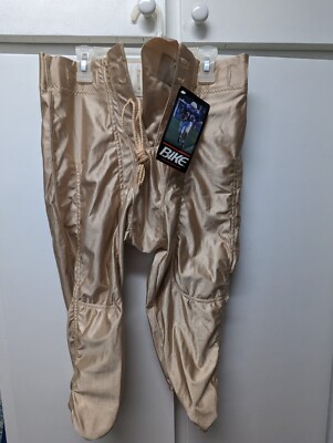 Football Pants Adult Bike Athletic - Medium - Style F730 - Color VG-SL (Gold)
