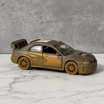 Subaru Impreza WRC 2007 Muddy - Kinsmart Pull Back & Go Diecast Model Car