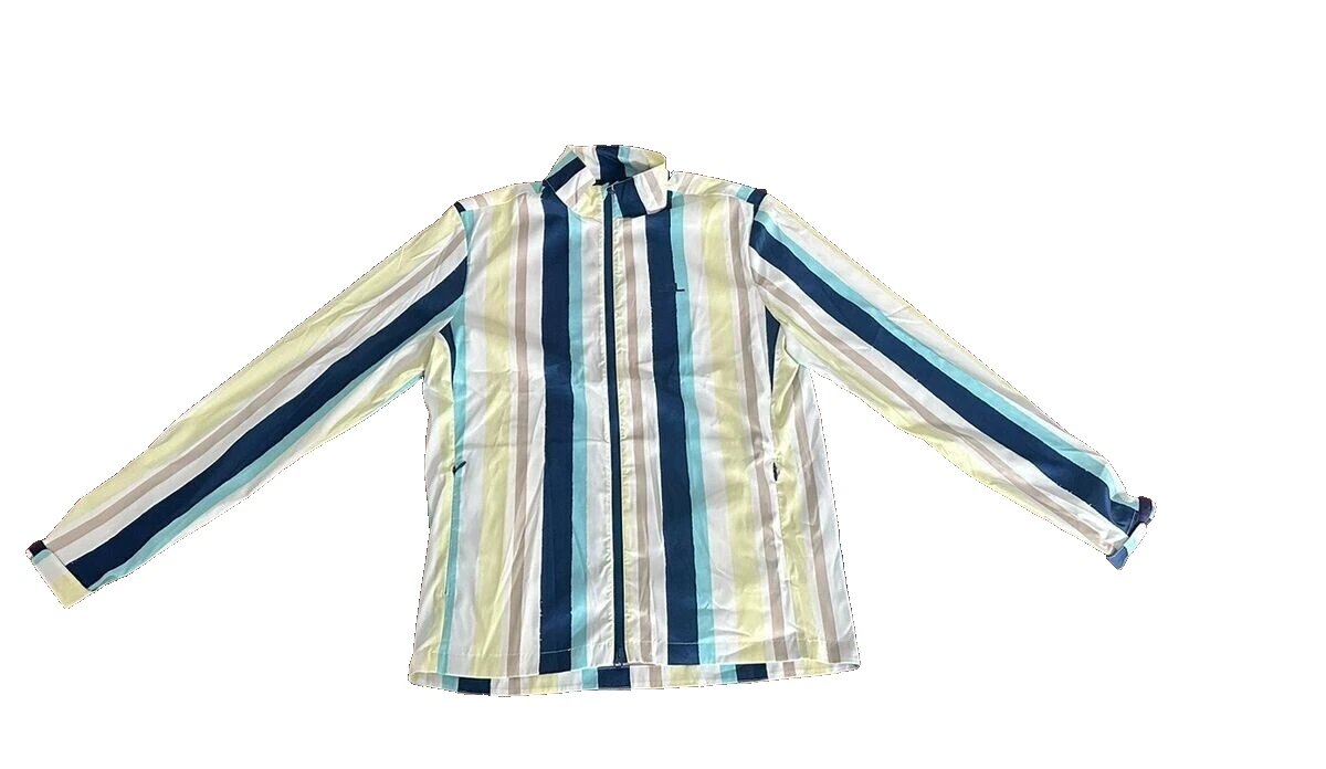 J Lindeberg Men's Ash Light Packable Golf Jacket Medium Yellow NEW NWT GMOW09453