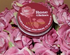 L'OCCITANE ROSE 4 REINES CONCRETE DE PARFUM SOLID PERFUME 10g/.3 OZ RARE NEW
