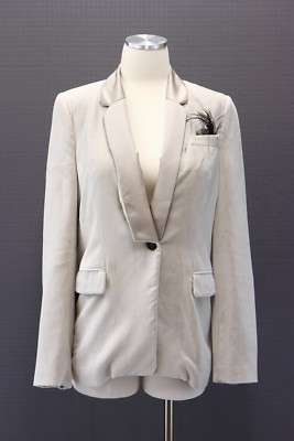 【関税&送料込】Brunello Cucinelli Gonna NWT$3895 Brunello Cucinelli Silk Velvet Tux Jacket W/Monili