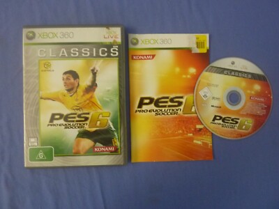 PES 6 Pro Evolution Soccer XBOX 360 Includes Manual Disc VG+ | eBay