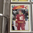 1988 Topps Hockey Joe Mullen #76 PSA 9