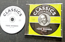The Chronological Todd Rhodes 1947-1949 CD 20014 Classics Free UK Post