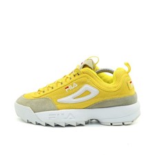 Fila Damen Disruptor Mesh Low WMN Schuh Gelb Mesh, Chunky-Sohle Sneaker EU 39