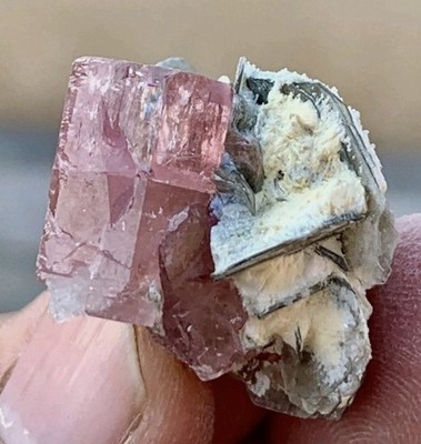 465 Carats Lustrous Apatite  With  Mica Specimen From Nagar Pakistan