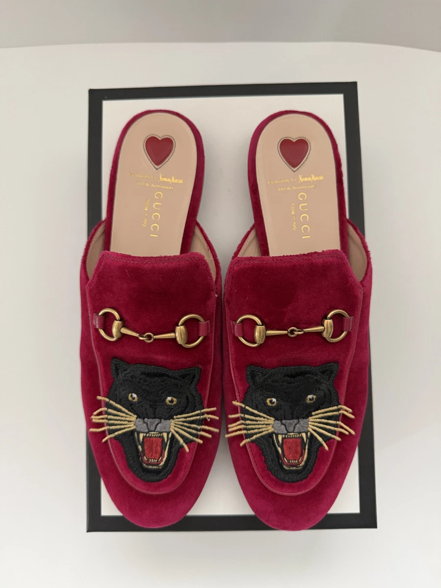 曼*華様 GUCCI タッセル ローファー パール キャットヘッド Cat Velvet Flats for Women for sale | eBay