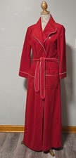 Vintage Halston III Robe Medium Mad Men Red