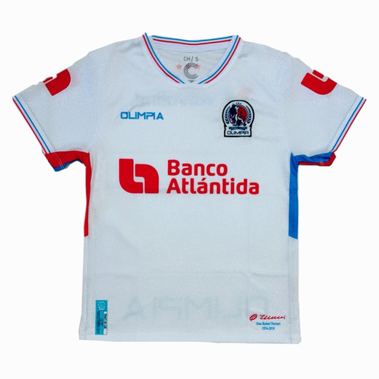 Olimpia soccer jersey Honduras Team unisex white color