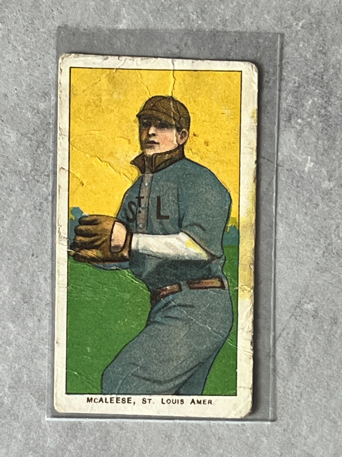 1909-1911 T206 Piedmont John McAleese St. Louis Browns *Poor