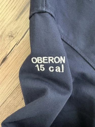 Oberon ARC15 Arc Flash Protective Coat Navy XL 15 Cal/cm² Made in USA image 5
