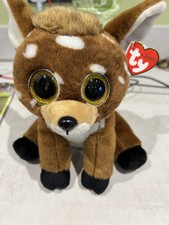 Ty Beanie Babies  - Large Ty Classic " Buckley " The Deer Plush Toy 