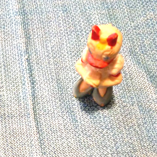 Vintage Walt Disney's Famous Character Figurine Daisy Duck, 1st Series, #6, 1961