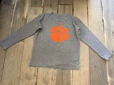 Nike gray thermal Clemson Tigers long sleeve shirt size M