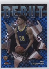 2023 Topps Finest Debut Blue Checkerboard Refractor 93/99 Ben Sheppard #D-17 s9z