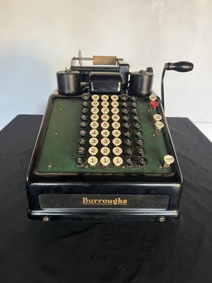 #ad #ad 1920s Burroughs Portable Adding Machine $75.00