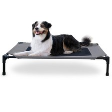 Outdoor Elevated Dog Cot, Breathable Cooling Elevated Cot Hammock Pet Bed for...
