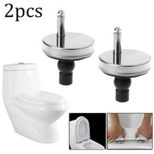 2x Toilet Seat Hinge Fixings Quick Release Top Fix Toilet Blind Hole Spare Parts