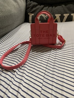 Mini Mark Jacobs  The Tote Bag  Leather Purse. Hot Pink, Adj.Strap. No Tags.