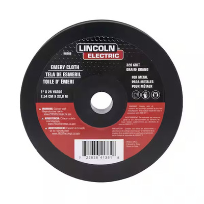 1 In. X 25-Yard 320-Grit Emery Cloth Roll