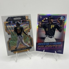 2022 Panini Prizm Oneil Cruz White Wave Prizm & Bowman Chrome Insert RC PIRATES
