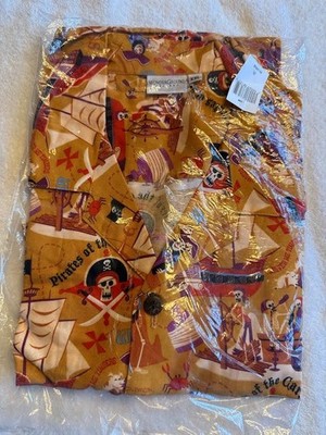 Pirates of The Caribbean Shirt Mens XXL Wonderground Gallery Shag Skulls