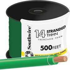 Southwire 500 ft. 14/1 THHN Stranded Wire Green