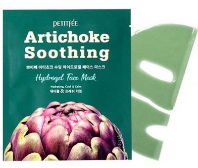 Petitfee  Artichoke Soothing Hydrogel Face Mask 32 g - Maseczka hydrożelowa