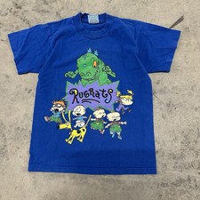 Vintage Rugrats Tee Youth Large Tommy Chucky Reptar Nickelodeon 90s RARE