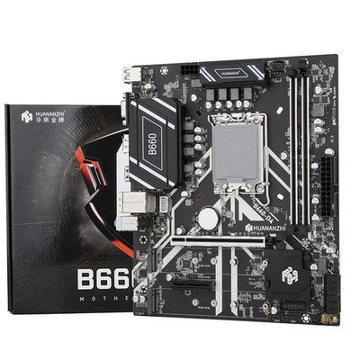 HUANANZHI B660 D4 M-ATX DDR4 Mainboard Support 12 13 Gen Intel LGA 1700