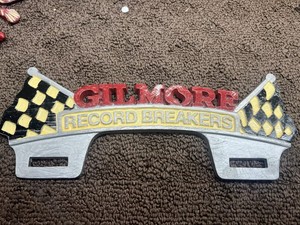 Vintage Style Aluminum Gilmore License Plate Fob Topper