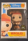 Funko Pop! Disney - Hercules Glow Chase #378 Vaulted , Comes With Pop Protector