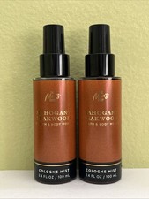 2 Bath Body Works Travel Size MAHOGANY TEAKWOOD 3.4oz Cologne Mist NEW