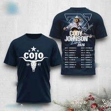 SALE! Cody Johnson Live 2026 T-shirt Christmas Gift Cotton Full Size S to 5XL