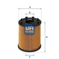 UFI ÖLfilter 25.043.00 FüR Abarth Alfa Romeo Passend FüR Fiat Ford Jeep
