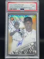 2023 Topps Pristine Jazz Chisholm Fresh Faces Autograph Gold /50 PSA 9 - FFA-JC