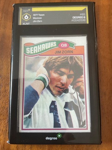Jim Zorn #65 1977 Topps Mexican card