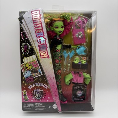 Monster High Fearbook G3 Venus McFlytrap 12'' Doll Unearthed Club Varsity Jacket