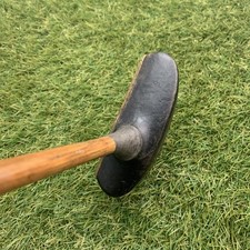 Antique Mallet Putter Hickory Shaft RH 35" E4 1920