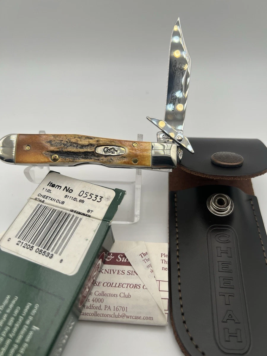 Case XX Stag/Antler Handle Lockback Collectible Folding Knives for