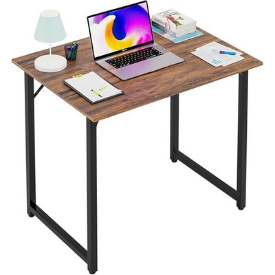 Compact Computer Desk Small Space Durable Steel Frame Multi-Function Table New