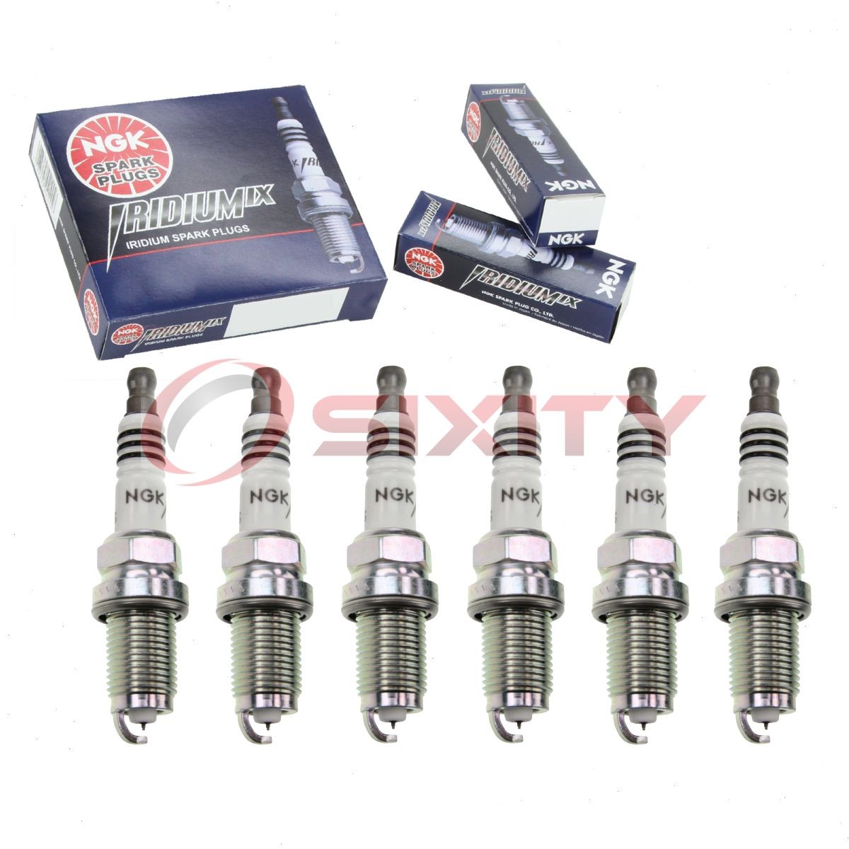 6 pcs NGK Iridium IX Spark Plugs for 2007-2009 Acura MDX 3.7L V6 - Engine kb
